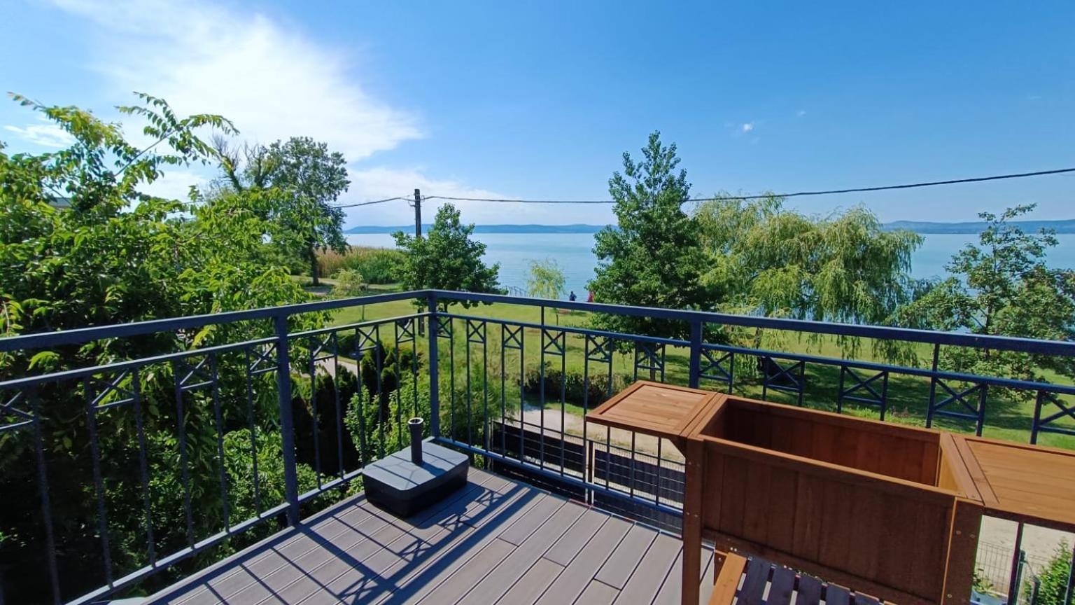 Traumlage Direkt Am See Balatonszemes Exterior foto